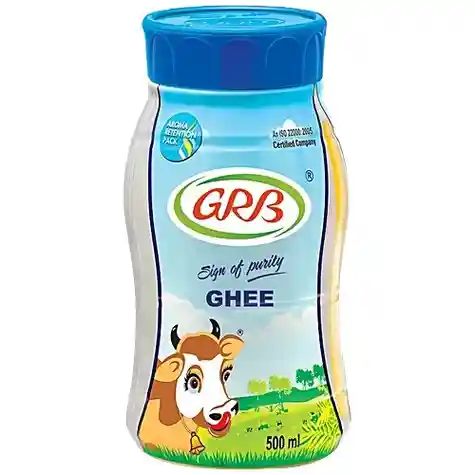 GRB Ghee/Tuppa, 500 ml Bottle